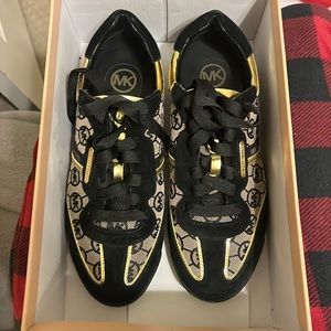 Brand New Gold/Black Michael Korda Shoes